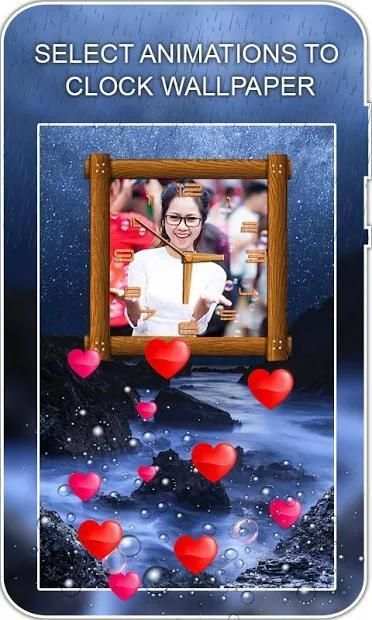 Photo Clock Live Wallpaper स्क्रीनशॉट 2