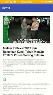 Sepakat Polres Sorong Selatan 2 تصوير الشاشة