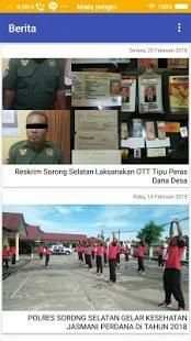 Sepakat Polres Sorong Selatan 3 تصوير الشاشة