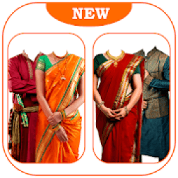 Couple Traditional Dual Photo Suit Editor आइकन