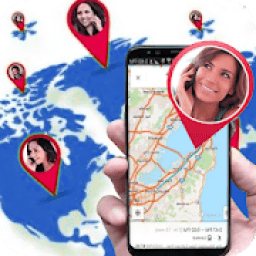 Phone number live location tracker - Gps locator icon
