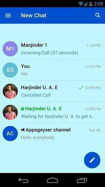 T-Chat Messenger screenshot 1