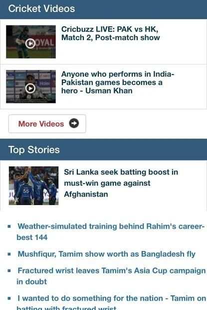Cricbuzz - Cricket Score, Schedule, Latest News screenshot 4