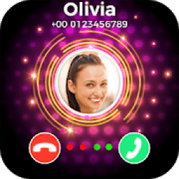 HD Color Phone Flash - HD Color Call Screen Theme आइकन