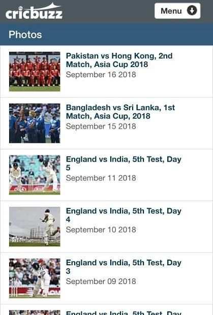 Cricbuzz - Cricket Score, Schedule, Latest News screenshot 1