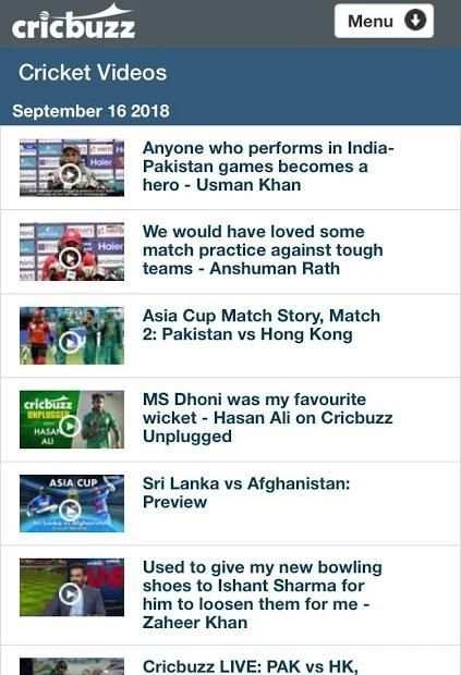 Cricbuzz - Cricket Score, Schedule, Latest News screenshot 2