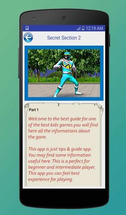 Guide for Power Rangers Dino SPD screenshot 2