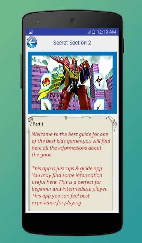 Guide for Power Rangers Dino SPD screenshot 4