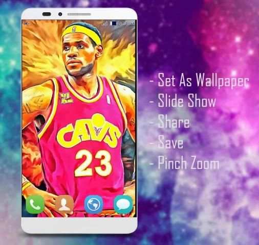 LeBron James Wallpaper HD Fans स्क्रीनशॉट 3