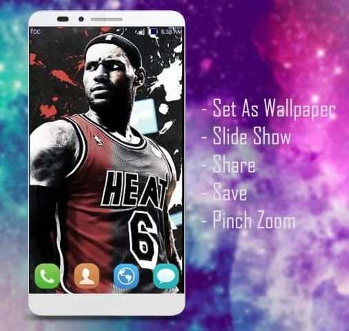 LeBron James Wallpaper HD Fans स्क्रीनशॉट 4