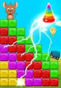 Tom Kitty Block Cube Crush screenshot 1