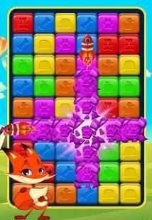 Tom Kitty Block Cube Crush screenshot 2