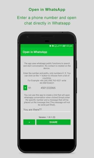 Open in Whatsapp: Messages with WhatsApp screenshot 3