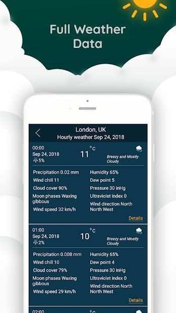 Accurate Weather Forecast скриншот 3