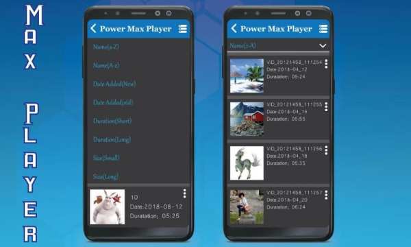 Power Max Player स्क्रीनशॉट 2