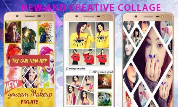 Youcam Makeup-Pixel,Effect,Collage screenshot 2