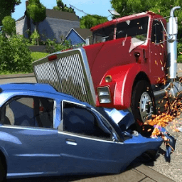 Loaded Truck Crash Engine Damage Simulator आइकन