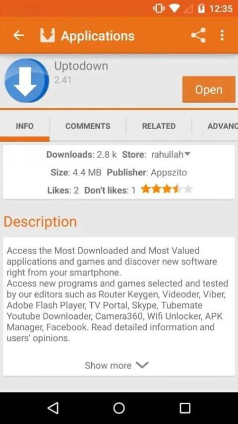 |Aptoide| screenshot 2