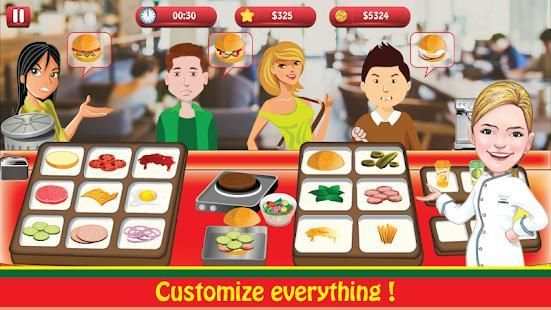 Burger Shop : Cooking Fever screenshot 1