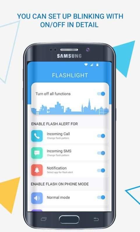 Calling flashlight - Flashlight ringtone screenshot 3