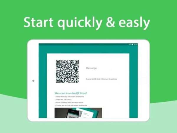 Open Tablet in WhatsApp (one click to chat) screenshot 2