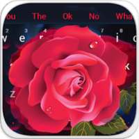Tema Red Rose Keyboard on 9Apps