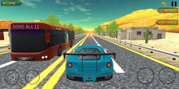 Extreme Highway Car Racing Simulator स्क्रीनशॉट 5
