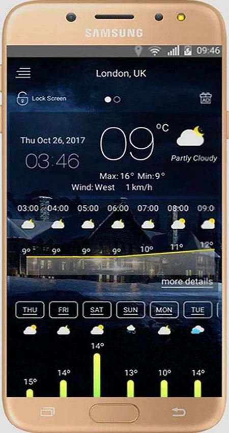 Weather screenshot 1