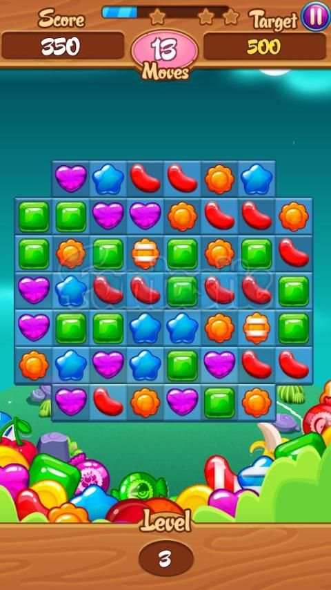 Match Three: Candy स्क्रीनशॉट 3