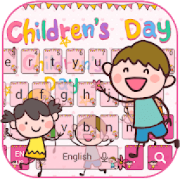 ikon Cute Children's Day Keyboard Theme