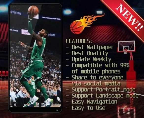Kyrie Irving Wallpaper HD 4K * screenshot 5