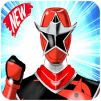Super Power Ninja Steel : Red Hero logo