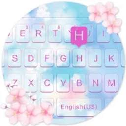 Pink Sakura Keyboard Theme