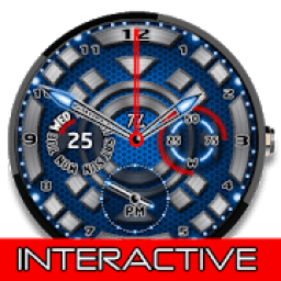 TL Techno Blue Watch Face icon