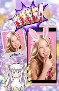 Bunny ears: rabbit face photo editor screenshot 3
