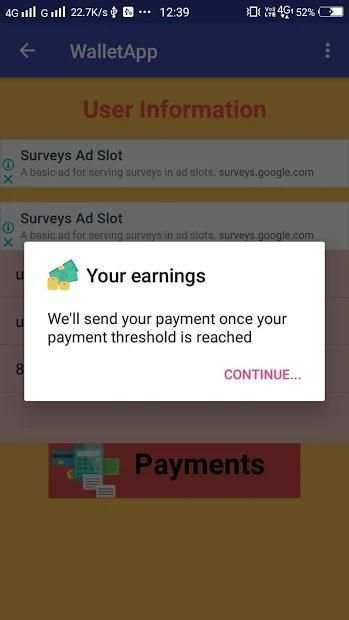 WalletApp - Any Time - Any Place (Earn Money) स्क्रीनशॉट 2