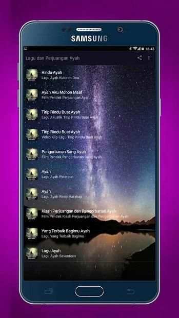 Lagu Rindu Ayah Terharu screenshot 3