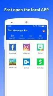 First Messenger Pro स्क्रीनशॉट 1