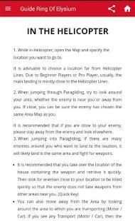 Guide Ring Of Elysium screenshot 5