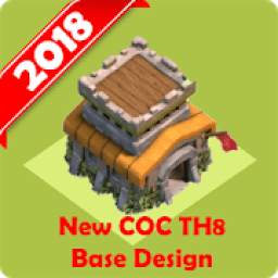 New Best COC Town Hall 8 Base Map