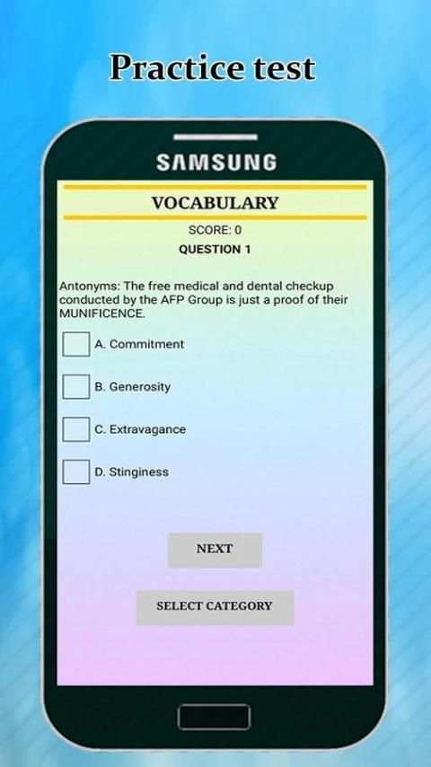 ANDROID-BASED CIVIL SERVICE REVIEWER APPLICATION screenshot 2