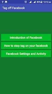 Stop Tagging in Facebook screenshot 3