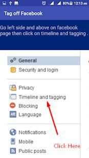 Stop Tagging in Facebook screenshot 2