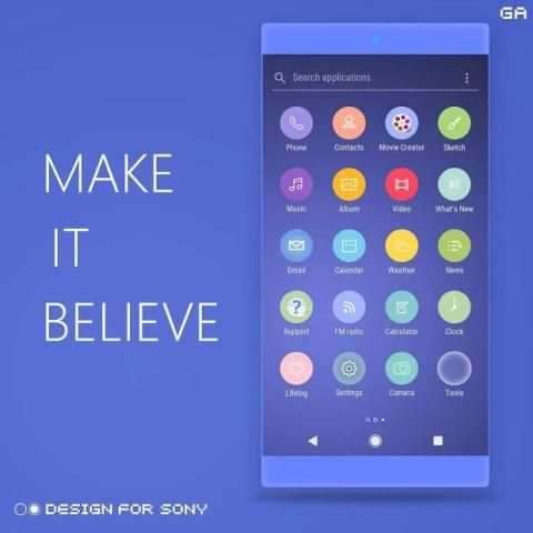 OREO XPERIA Theme™ | Tema SONY Xperia screenshot 3