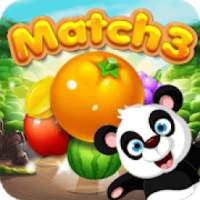 Match 3 Fruits Panda