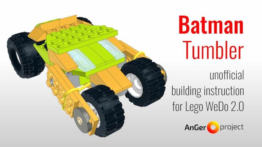 Batman Tumbler building guide for Lego WeDo 2.0 APK Download 2023