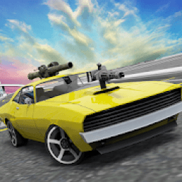 Sports Car Shooting Simulator: Drift Chase racing आइकन