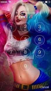 Girl Harley Lock Screen Phone Security Password screenshot 6