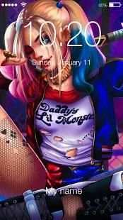 Girl Harley Lock Screen Phone Security Password screenshot 7