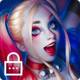 Girl Harley Lock Screen Phone Security Password Pin 1.0